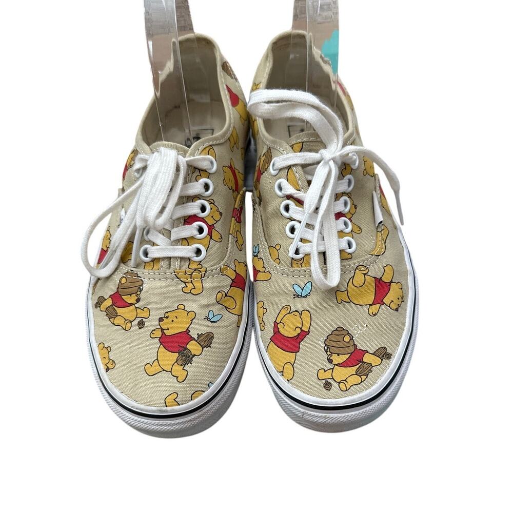 Vans X Disney Winnie The Pooh Shoes Authentic Sneakers Mens 8 WMS 9.5 Rare KHAKI